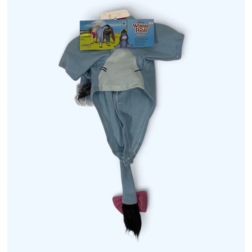 Winnie the Pooh Eeyore Dog Pet Costume Outfit Clothes MEDIUM NEW
